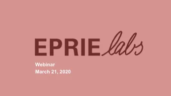 Webinar  March 21, 2020  Aim  We want to deepen our understanding and establish links between