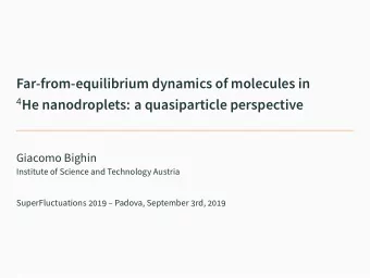 Far-from-equilibrium dynamics of molecules in 4 He nanodroplets: a quasiparticle perspective