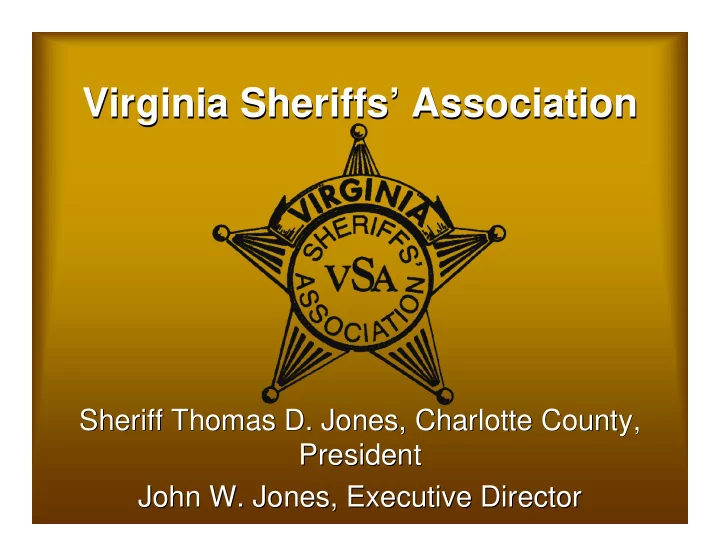 virginia sheriffs association virginia sheriffs