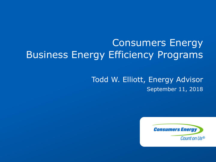 consumers energy business energy efficiency programs