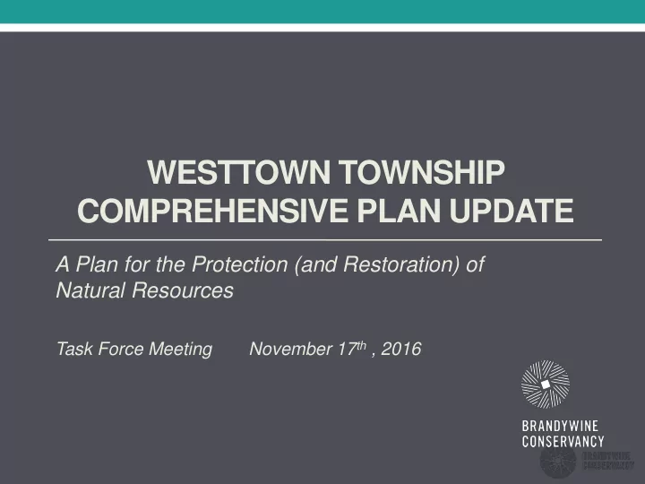 comprehensive plan update