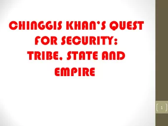 EMPIRE  1  Themes  The  Lear  arning from an  and ap  appreciating th  the pas  ast:  t: