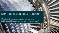 munters second quarter 2019