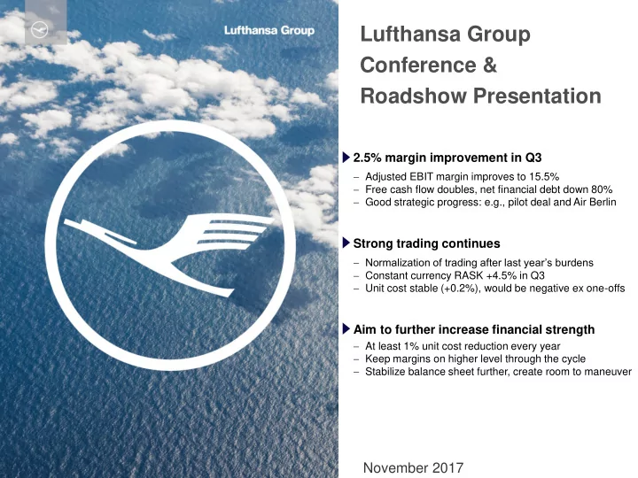 lufthansa group