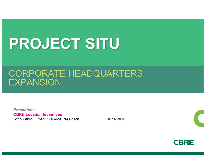 project situ