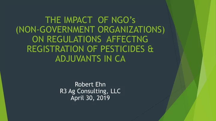 non government organizations