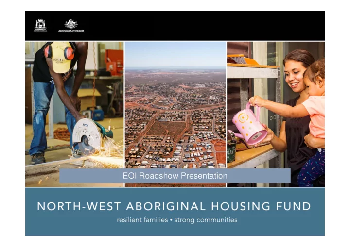 eoi roadshow presentation today s agenda 3 how to apply 1