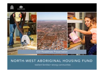 EOI Roadshow Presentation  Todays Agenda  3. How to apply  1. Welcome  for funding  and  through