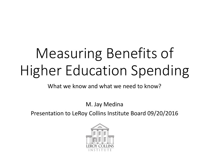 higher education spending