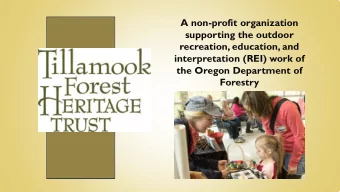 A non-profit organization  supporting the outdoor  recreation, education, and  interpretation (REI)