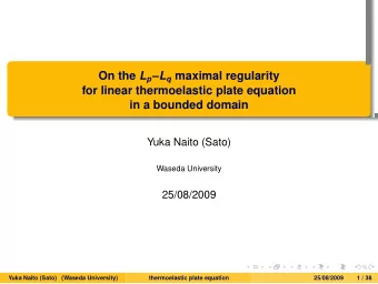 On the L p  L q maximal regularity  for linear thermoelastic plate equation  in a bounded domain