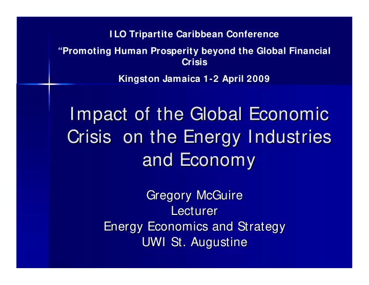 impact of the global economic impact of the global