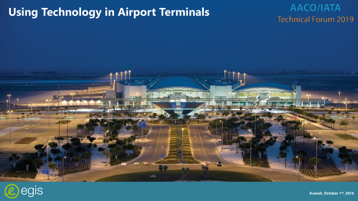 using technology in airport terminals