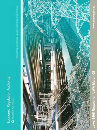 Laws 8505 Regulation UWA March 08  Regulation  Laws 8505 UWA  K Peter Kolf  General Manager