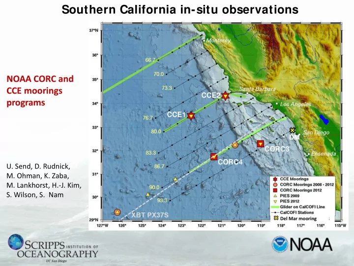 southern california in situ observations
