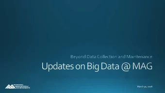 March 30, 2018  Employment  Demographic  MapLIT  Land Use  RAD  Bikeways  Active Transportation