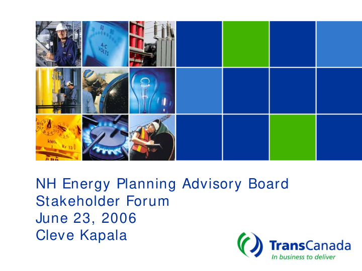 nh energy planning advisory board stakeholder forum june