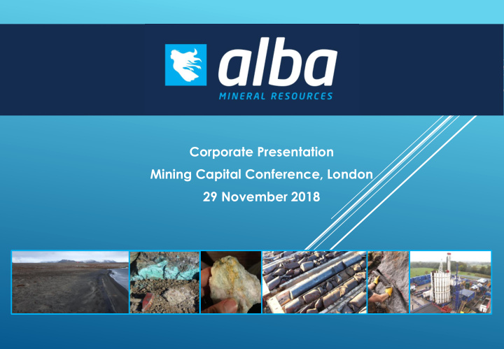 corporate presentation mining capital conference london