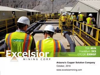 1  Disclaimers Special Note Regarding Forward-Looking Information : This presentation contains