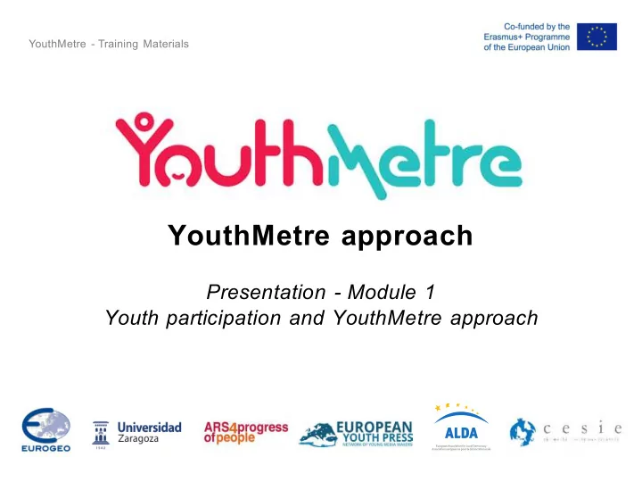 youthmetre approach