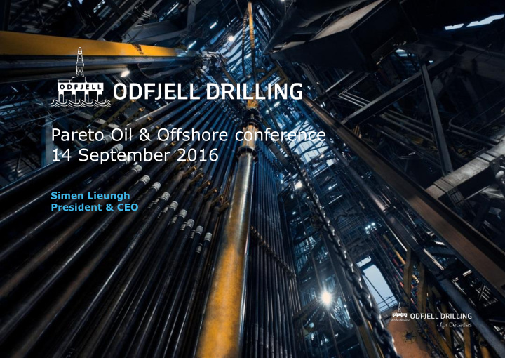 pareto oil offshore conference 14 september 2016 simen