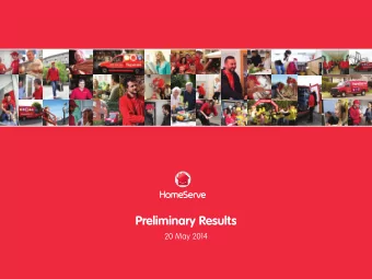 Preliminary Results  20 May 2014  2014 Summary  Adjusted profit before tax 84.1m Adjusted profit