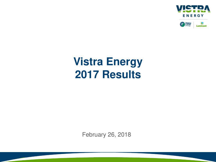 vistra energy 2017 results