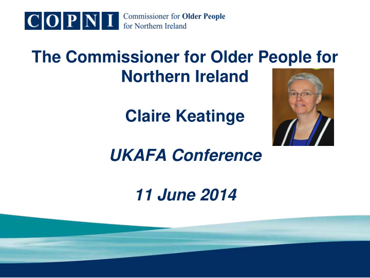 the commissioner for older people for northern ireland