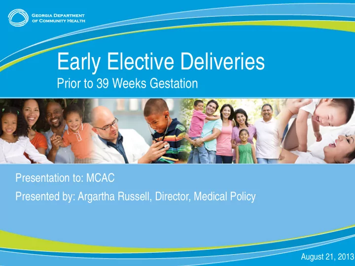 presentation to mcac presented by argartha russell