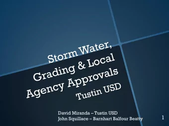 1 John Squillace  Barnhart Balfour Beatty  Project Process  A Project is conceived  The