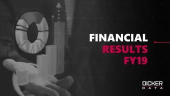 FINANCIAL  RESULTS  FY19 RESULTS HIGHLIGHTS  17.9%  Strong revenue growth of 17.9%, with total
