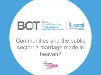 sector: a marriage made in  heaven?  Our Conversation: Nov 2019 - Feb 2020      Swansea