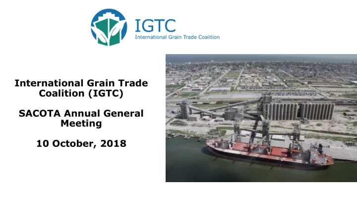 coalition igtc sacota annual general