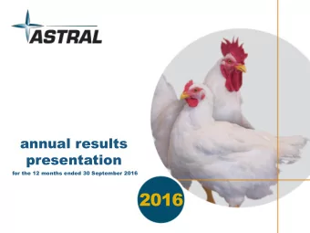 2016  AGENDA    Business Overview  [# 03]    Industry Trends  [# 20]    Financial Overview