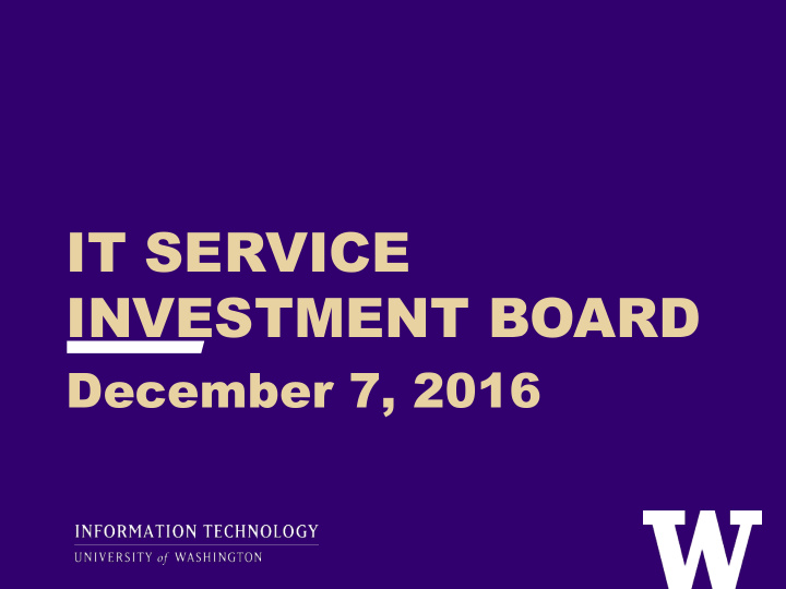 investment board