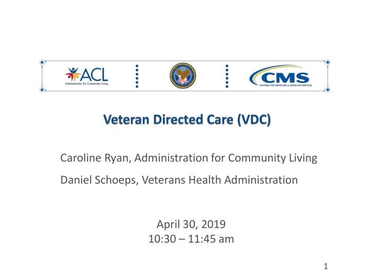 caroline ryan administration for community living daniel