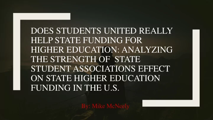 the strength of state