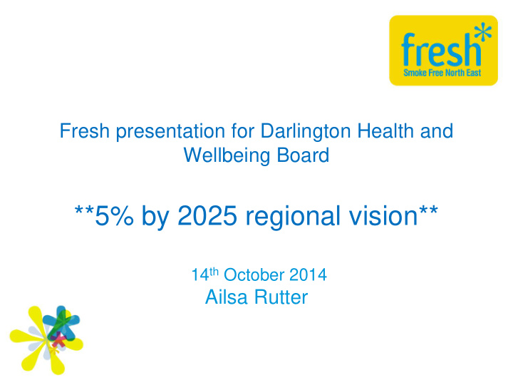 14 th october 2014 ailsa rutter summary good progress