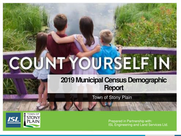 2019 municipal census demographic report