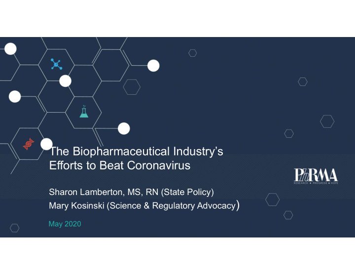 the biopharmaceutical industry s efforts to beat