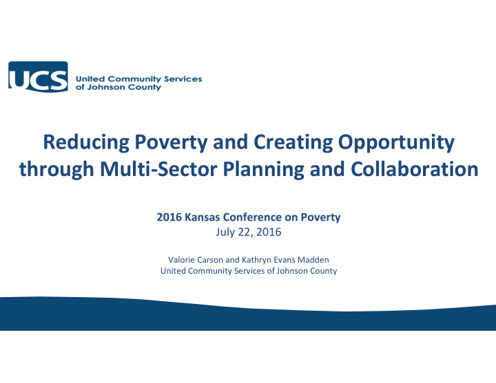 reducing poverty and creating opportunity through multi
