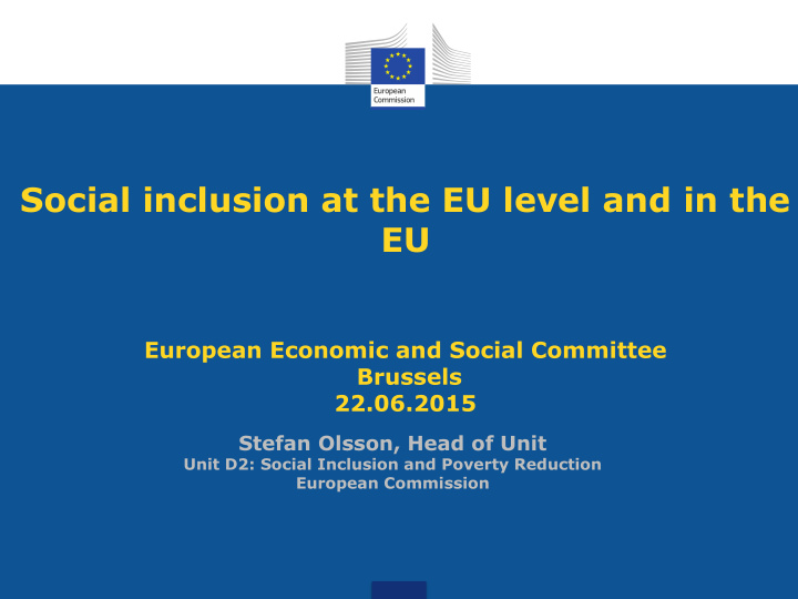 european economic and social committee brussels 22 06