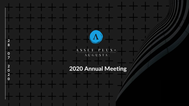 2020 annual meeting