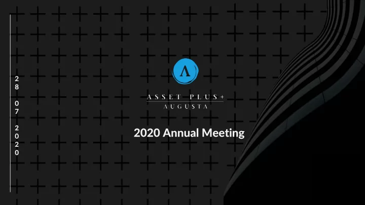 2020 annual meeting