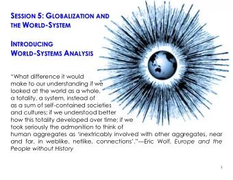 5: : G L  S  5  G D  ES  SS  SI  IO  ON  N  LO  OB  BA  AL  LI  IZ  ZA  AT  TI  IO  ON  N  A  AN