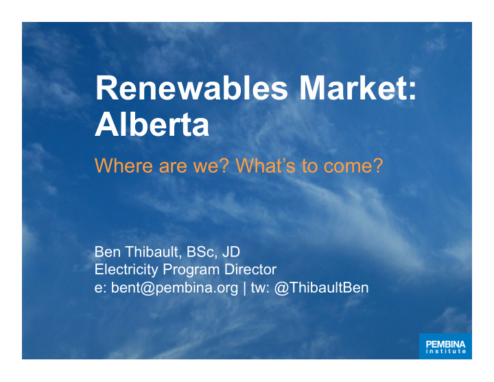 renewables market alberta