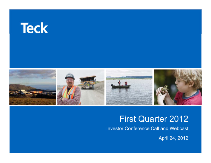 first quarter 2012