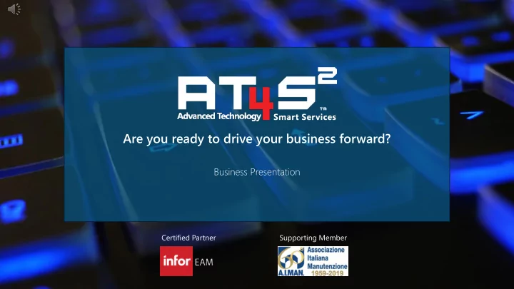 are you ready to drive your business forward