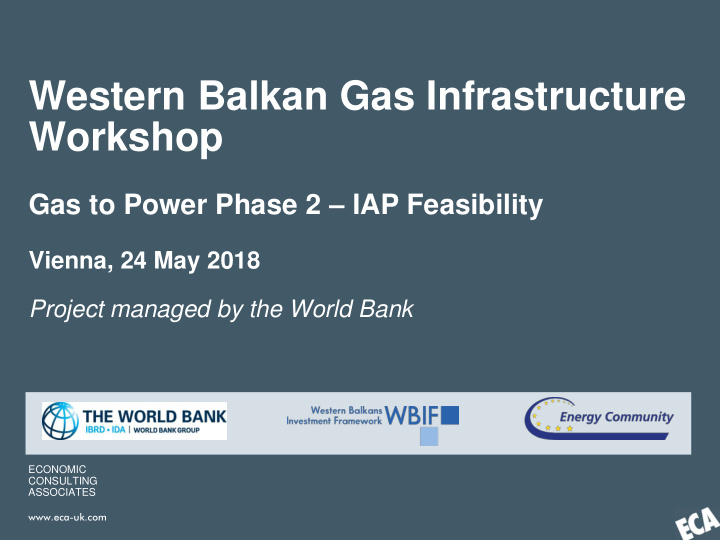 western balkan gas infrastructure