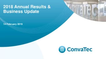 Business Update  14 February 2019  0  Disclaimer  THIS PRESENTATION IS NOT FOR RELEASE, PUBLICATION